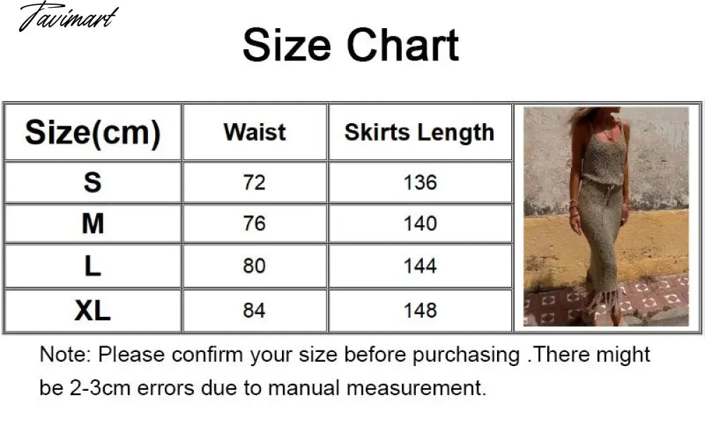 Knitted Camisole Blouse Tassel Skirts Two Piece Sets Women Sexy See Through Summer Mesh Beach Dress Suits Hollow Out Sling Tops