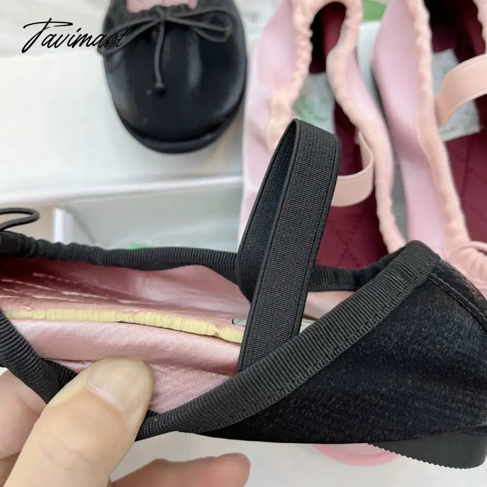 Korea Flats Spring/Autumn Flats Women Shoes Fashion Mary Jane Shoes Round Toe Women's Shoes Bow Silk Satin Ballet Flats