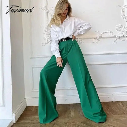 Korean Style Pants Women Fashion Loose Wide Leg Straight Trousers Streetwear Office Lady Pants for Women Bottoms Clothes