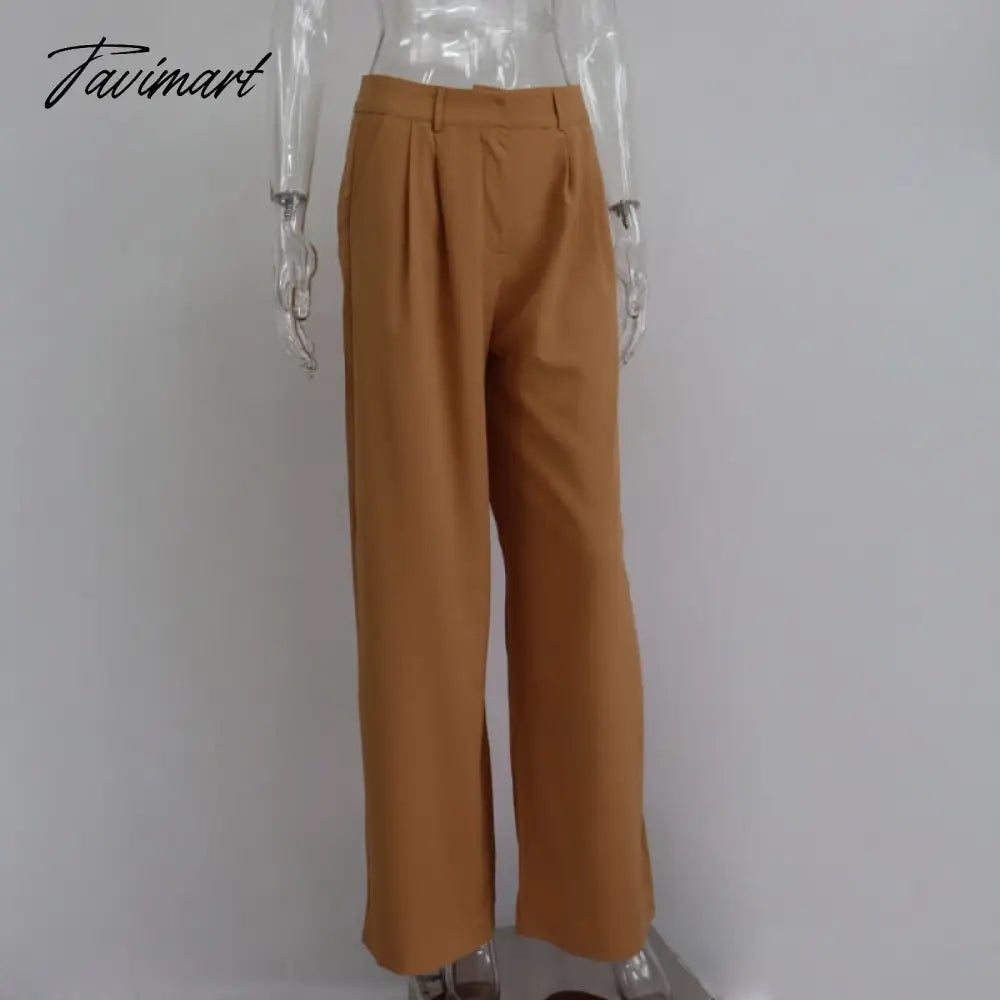 Korean Style Pants Women Fashion Loose Wide Leg Straight Trousers Streetwear Office Lady Pants for Women Bottoms Clothes