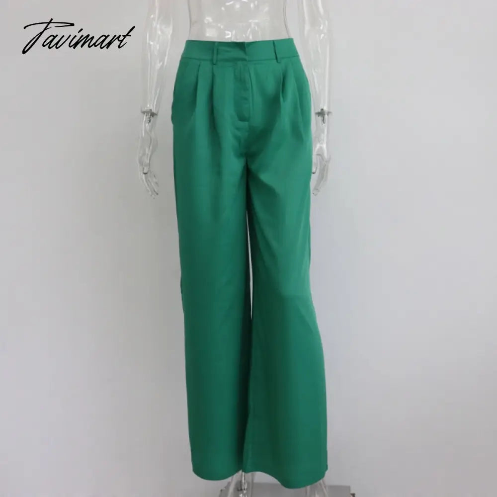 Korean Style Pants Women Fashion Loose Wide Leg Straight Trousers Streetwear Office Lady Pants for Women Bottoms Clothes