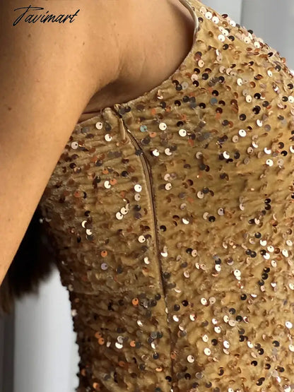 Maxi Long Sequin Dress Sexy Red Glitter Bodycon Wedding Guest Birthday Party Dresses Elegant Occasion Dress for Women