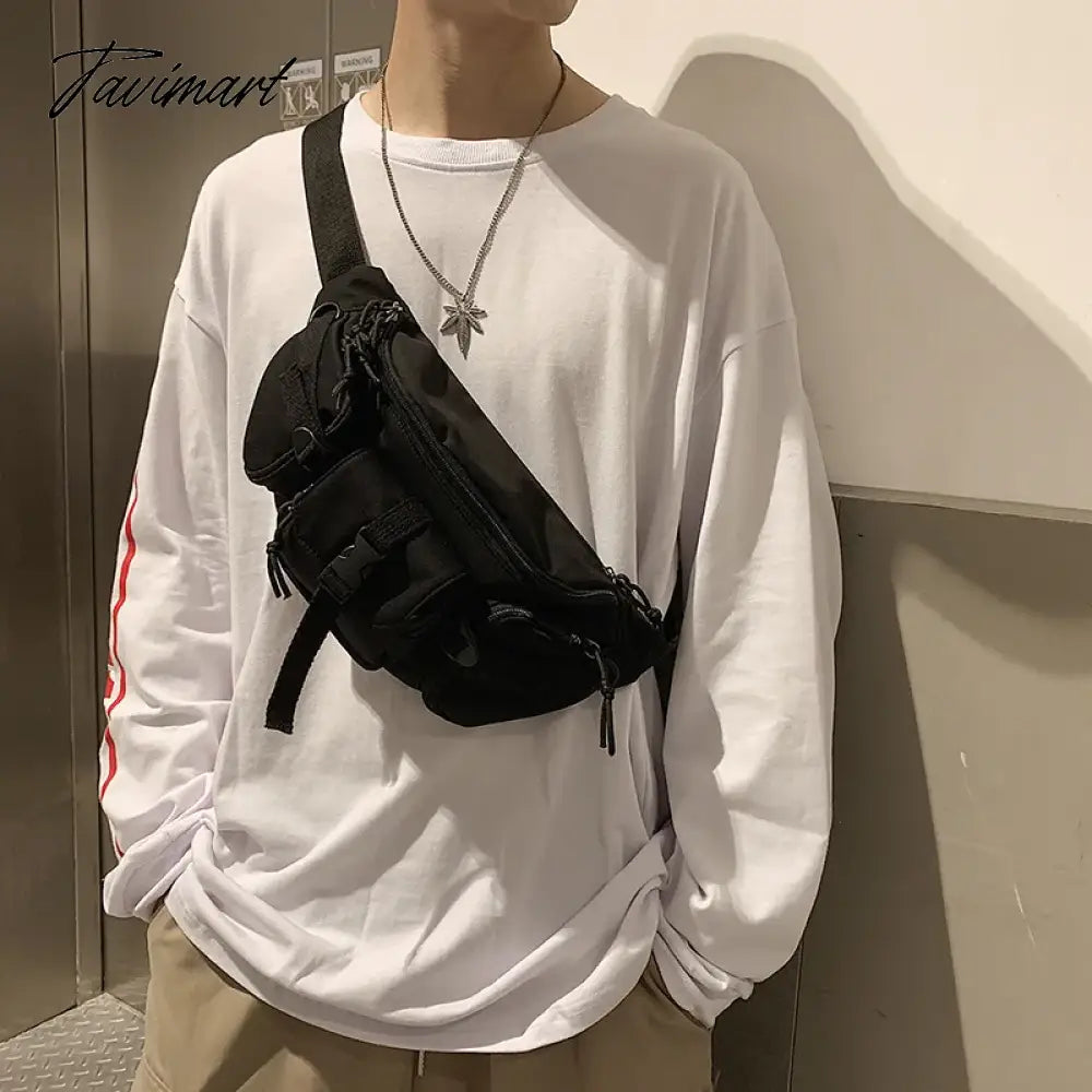 Men's Chest Bag Sports Waistpack Trend Versatile Crossbody Small Bag