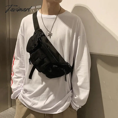 Men's Chest Bag Sports Waistpack Trend Versatile Crossbody Small Bag
