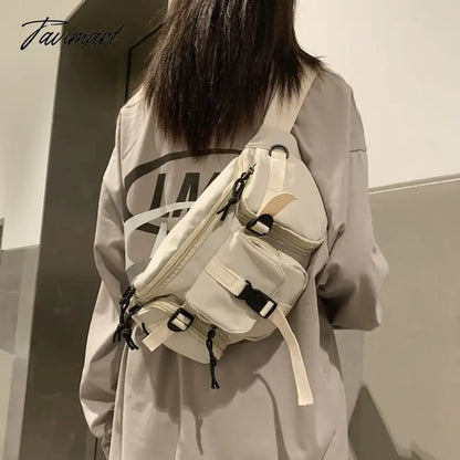 Men's Chest Bag Sports Waistpack Trend Versatile Crossbody Small Bag
