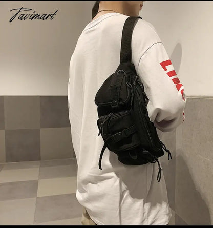 Men's Chest Bag Sports Waistpack Trend Versatile Crossbody Small Bag