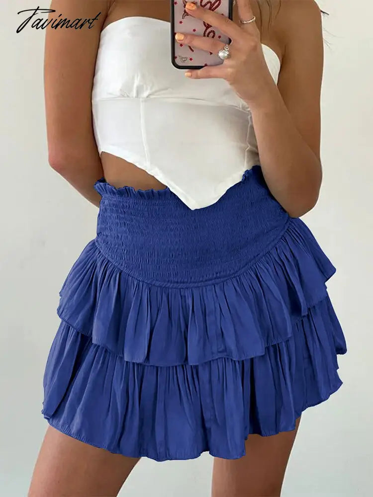 Mini Skirt Skort for Women Solid Outdoor Sex Skirt Folds Gyaru Clothes Sexy Summer Women's Clothing Pink Y2k Aesthetic Skirts
