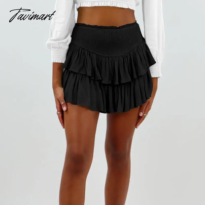 Mini Skirt Skort for Women Solid Outdoor Sex Skirt Folds Gyaru Clothes Sexy Summer Women's Clothing Pink Y2k Aesthetic Skirts