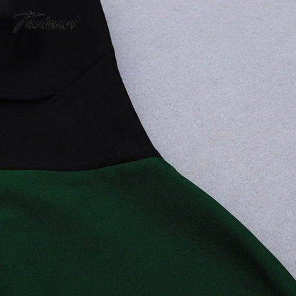 New Arrival Bodycon Bandages Dress Women Patchwork Sexy Spaghetti Strap Club Celebrity Party Elegant Clothes