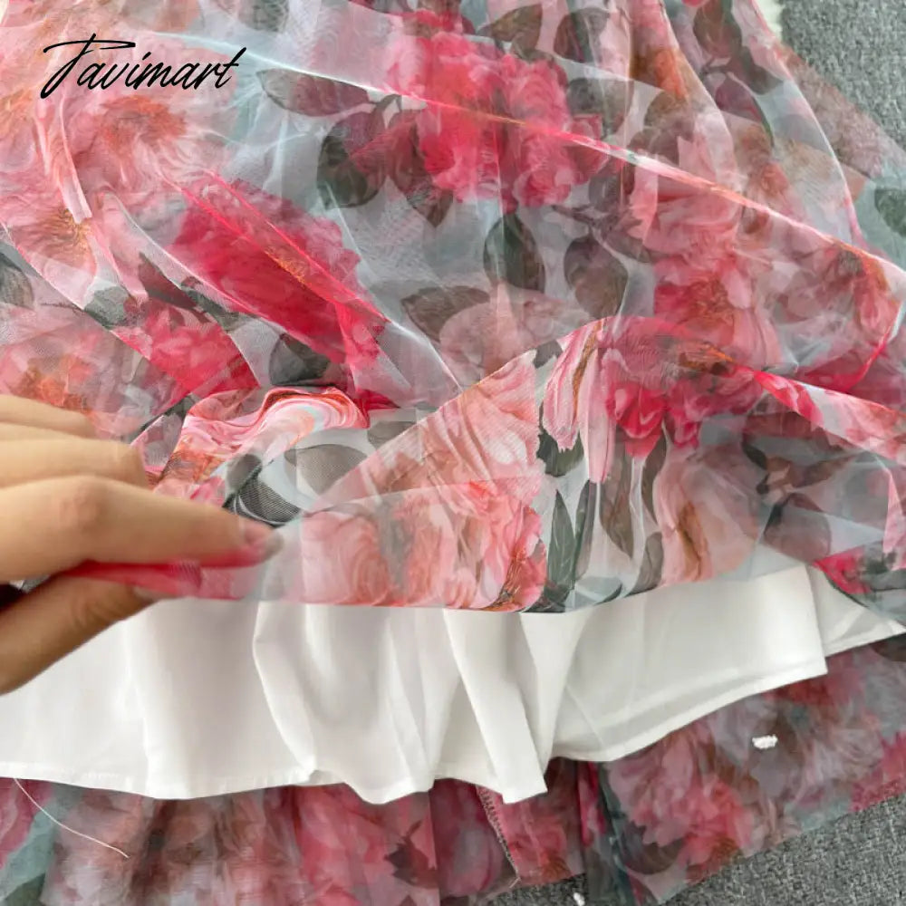 New Fashion Temperament Summer High-end Vacation Vestidos Women's V-neck Sexy Corset Midi Dress with Waist Strap GL080