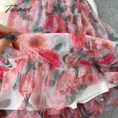 New Fashion Temperament Summer High-end Vacation Vestidos Women's V-neck Sexy Corset Midi Dress with Waist Strap GL080