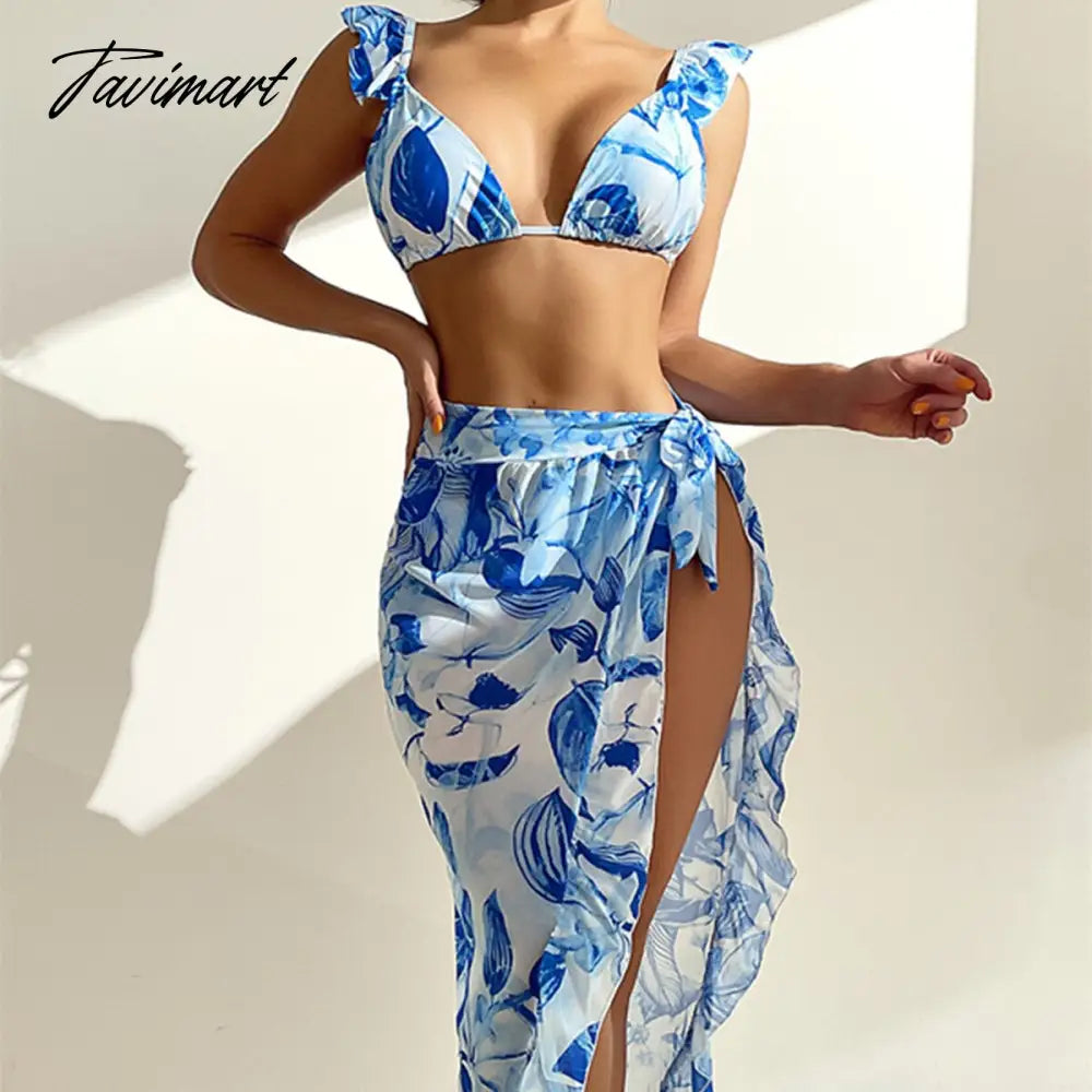 New Gauze Skirt Bikini Cover Up Swimsuit Female Split Sexy Swimwear Luxury Short Long Dress Sun Protection Seaside Vacation