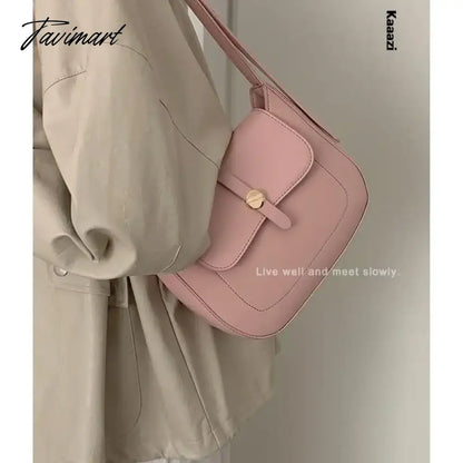 New Underarm Versatile Crossbody Bag Solid Color Stylish Shoulder Bags Luxury Designer Casual Retro Postman's Handbag
