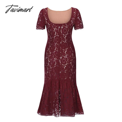 Plus Size Evening Dresses Mermaid O Neck Short Sleeve Lace Appliques Tulle Long Party Gown Robe Soiree Sexy Formal Dress