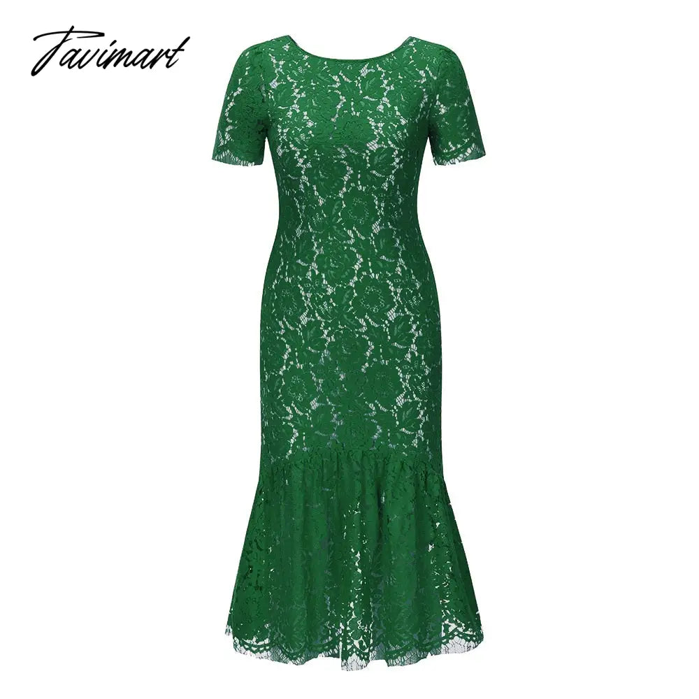 Plus Size Evening Dresses Mermaid O Neck Short Sleeve Lace Appliques Tulle Long Party Gown Robe Soiree Sexy Formal Dress