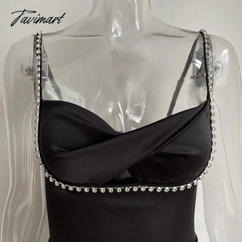 Satin Bodycon Dress Women Party Dress New Arrivals Spaghetti Strap Black Dress Sexy Prom Celebrity Club Night Dresses