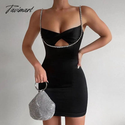 Satin Bodycon Dress Women Party Dress New Arrivals Spaghetti Strap Black Dress Sexy Prom Celebrity Club Night Dresses