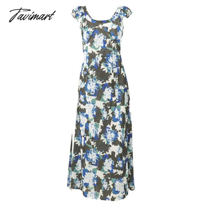 Sexy Dress for Women Backless Long Soft Dresses Sleeveless Prom Gown Vacation Fashion Skims Dress Floral Women's Summer Skirt