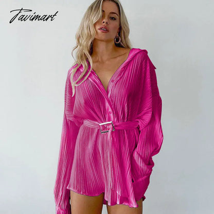 Sexy Green Pleated Mini Dress Skinny Puff Sleeve Lace Up Pleated Hem Dress Female Summer Lady Party Club Vestidos A1427