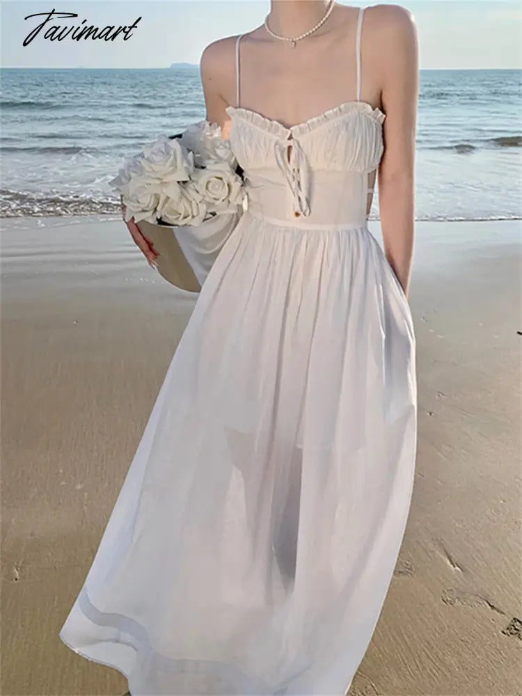 Sexy Midi Dress Woman Bandge Summer New Elegant Blackless Sundress Fashion Beach Slim Robe Vestidos Female Holiday Clothing