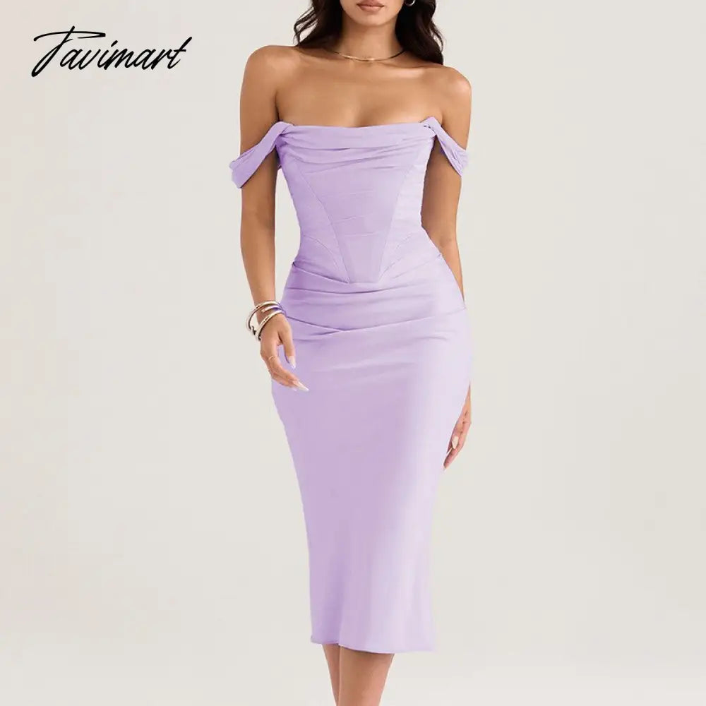 Sexy Off Shoulder Women Satin Maxi Dresses Summer Slash Neck Mesh Patchwork Ruched Bodycon Mermaid Club Party Long Dress Clothes