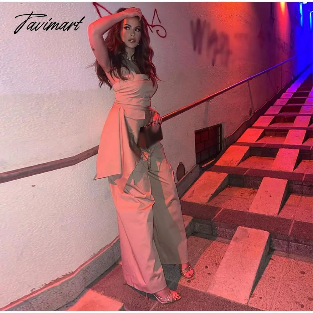 Sexy Solid Irregular Halter Tops Women Elegant Slim Pocket Strapless T-shirt Ladies Summer Fashion Chic Female Streetwear