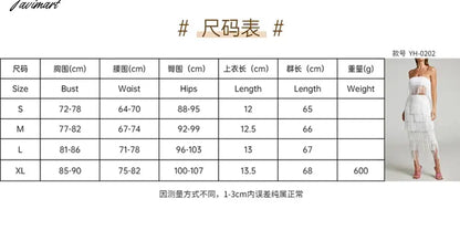 Sexy Tassel Prom Dress for Women, Off Shoulder, Bodycon, Long, Elegant, White, Wedding, Evening Party, Club, Bandage
