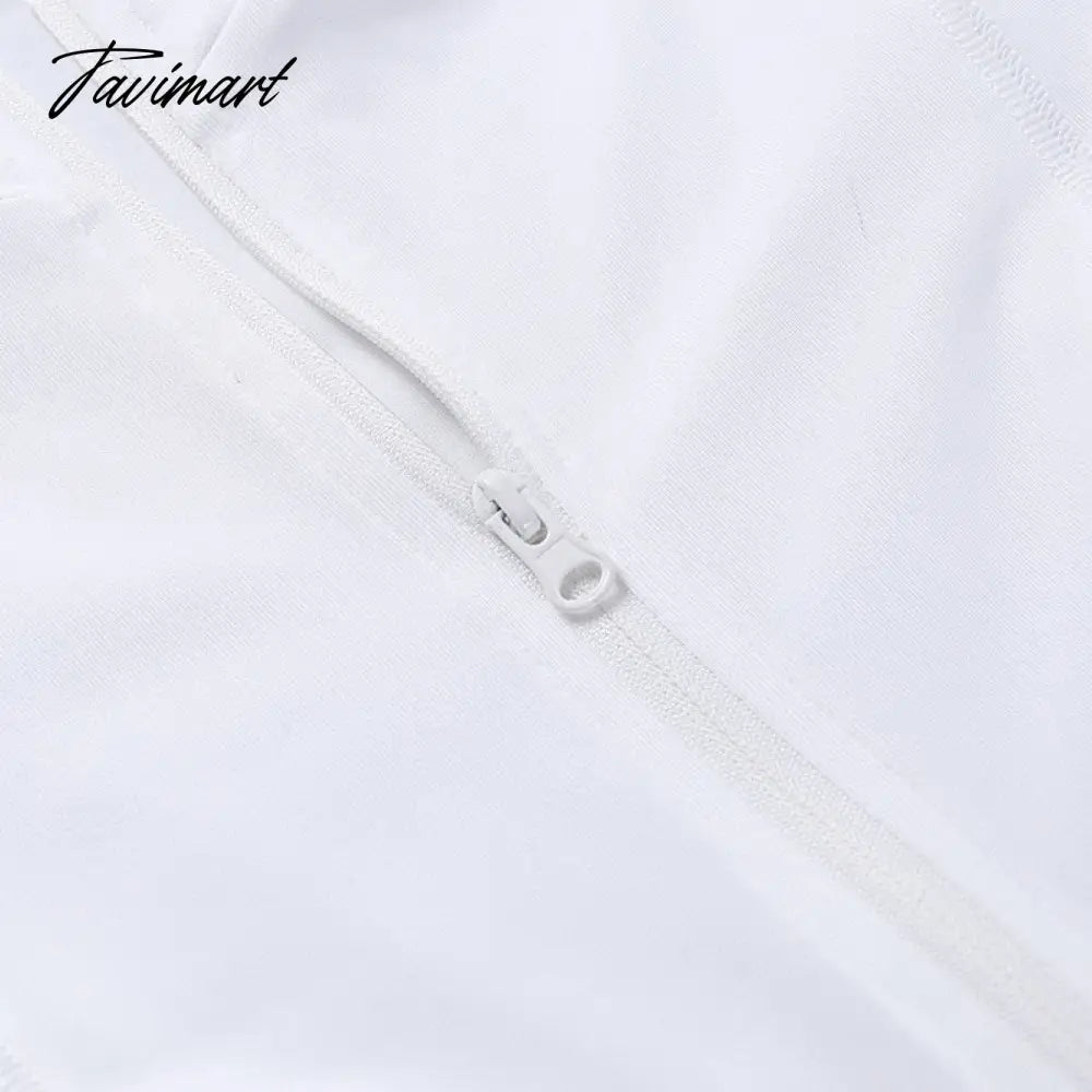 Skinny Sport Jumpsuit Women Casual White Long Sleeve Bodycon One Pieces Sexy Club Outfits Body Tops Autumn Overalls