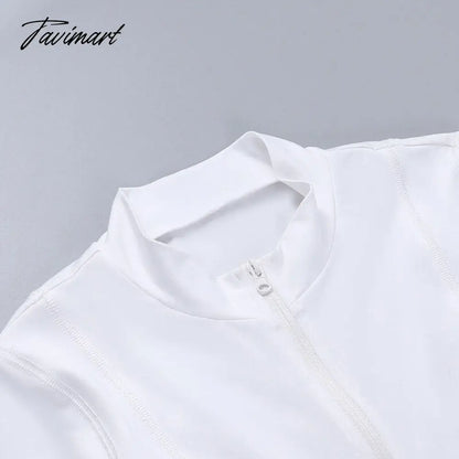 Skinny Sport Jumpsuit Women Casual White Long Sleeve Bodycon One Pieces Sexy Club Outfits Body Tops Autumn Overalls