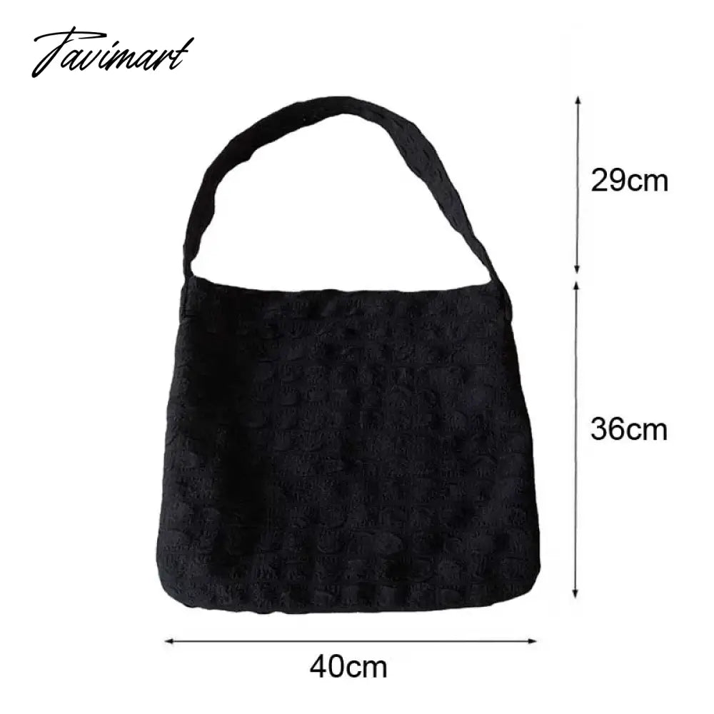 Soft Cloud Shoulder Bag Large Cloth Clutch Tote Polyester Fiber Handbag Messenger Bags For Women