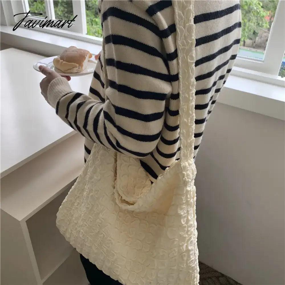 Soft Cloud Shoulder Bag Large Cloth Clutch Tote Polyester Fiber Handbag Messenger Bags For Women