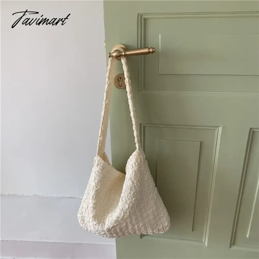 Soft Cloud Shoulder Bag Large Cloth Clutch Tote Polyester Fiber Handbag Messenger Bags For Women