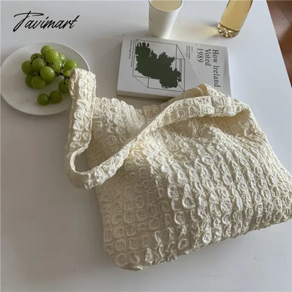 Soft Cloud Shoulder Bag Large Cloth Clutch Tote Polyester Fiber Handbag Messenger Bags For Women