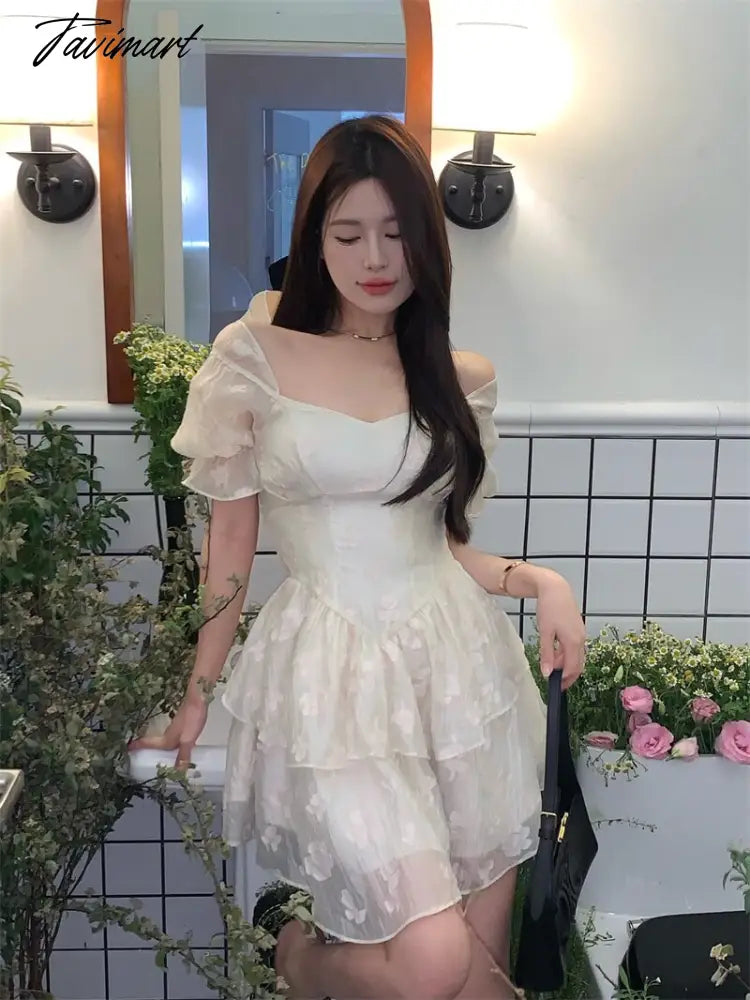 Summer Women Elegent Sexy Party Dress Lady One Piece Fashion Slim A-Line Clothes Vestidos Female Vintage Prom Dress