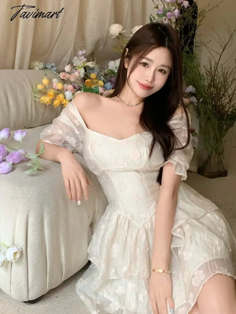 Summer Women Elegent Sexy Party Dress Lady One Piece Fashion Slim A-Line Clothes Vestidos Female Vintage Prom Dress