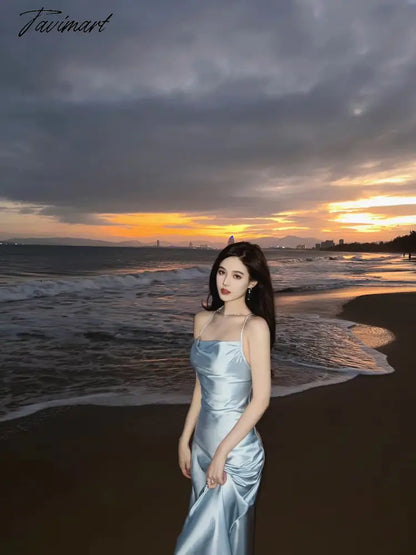 Summer Women Fashion Elegant Evening Party Midi Dress Female Fashion Prom Vestidos Lady Holiday Beach Clothes