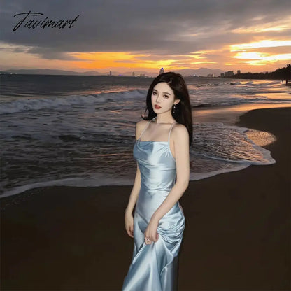 Summer Women Fashion Elegant Evening Party Midi Dress Female Fashion Prom Vestidos Lady Holiday Beach Clothes