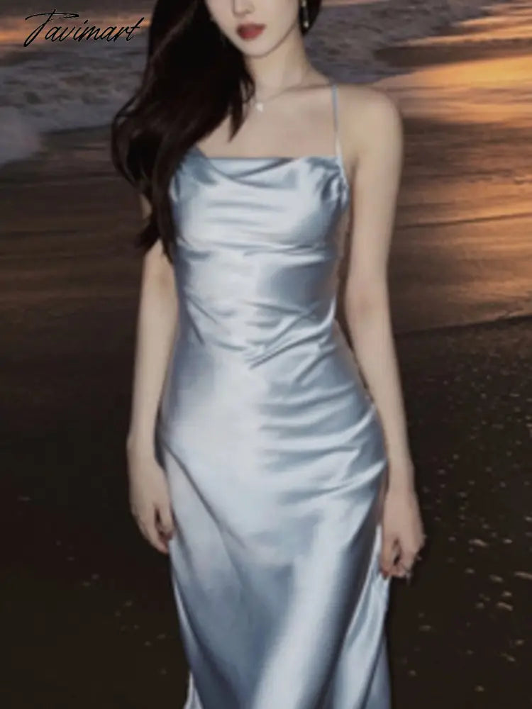 Summer Women Fashion Elegant Evening Party Midi Dress Female Fashion Prom Vestidos Lady Holiday Beach Clothes