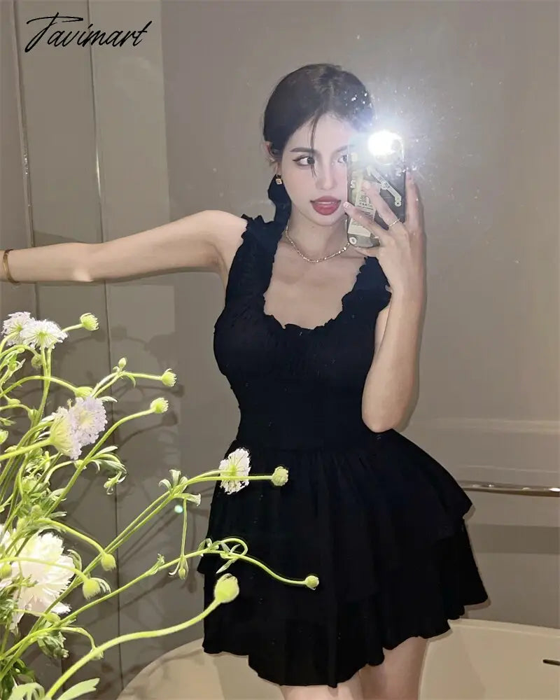 Summer Women Sexy One Piece Tank Mini Dress Elegant Female Fashion Casual Solid Beach Clothes Vestdios
