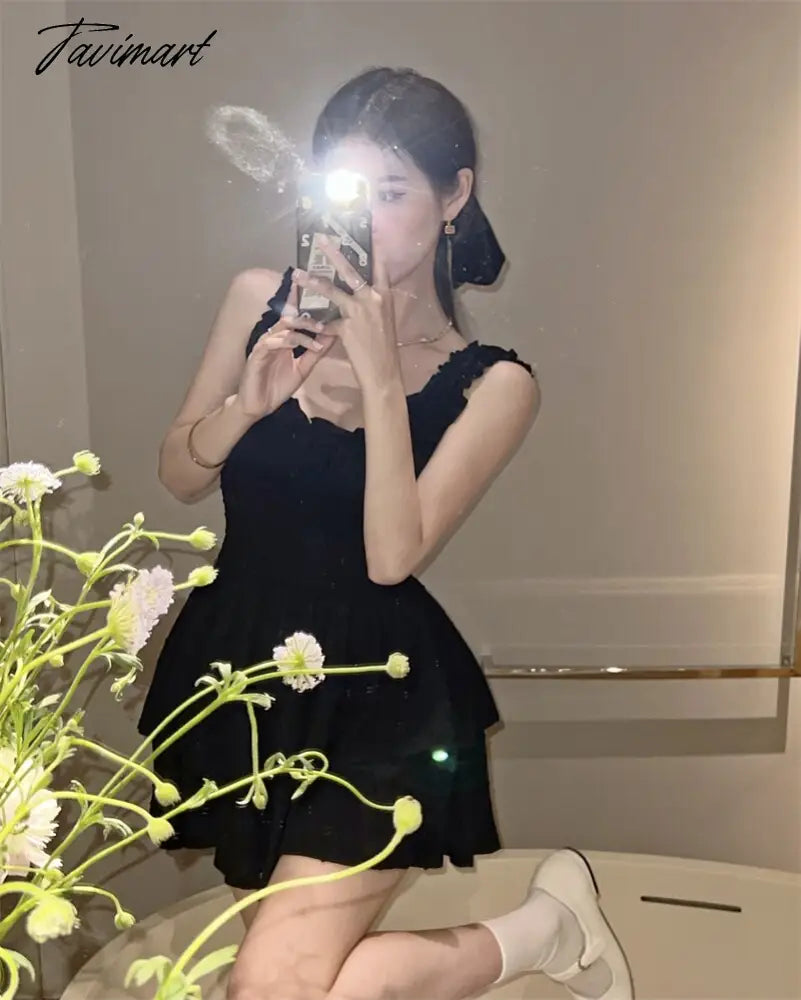 Summer Women Sexy One Piece Tank Mini Dress Elegant Female Fashion Casual Solid Beach Clothes Vestdios