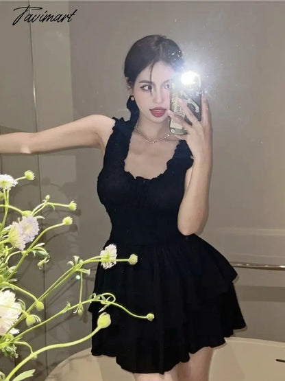 Summer Women Sexy One Piece Tank Mini Dress Elegant Female Fashion Casual Solid Beach Clothes Vestdios