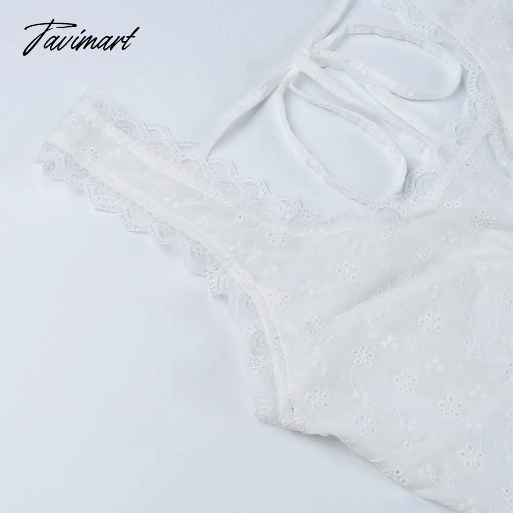 Summer Women Tank Tops Camisole Lace Up Sleeveless Flower Print Sexy Lace Short Crop Tops
