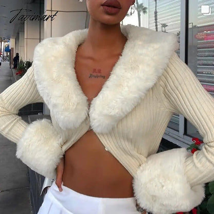 Sweater Cardigan Women Autumn Winter Sweater Coat Knitted Cardigan Jacket Casual Beige Long Sleeve Outwear Party