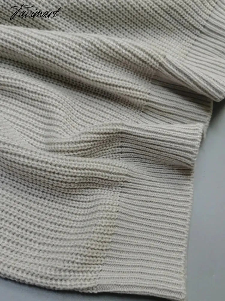 Sweater Women Korean Fashion New Knitted Pullover Autumn Winter Office Lady Long Sleeve Top Jumper Casual Spliced Zippers