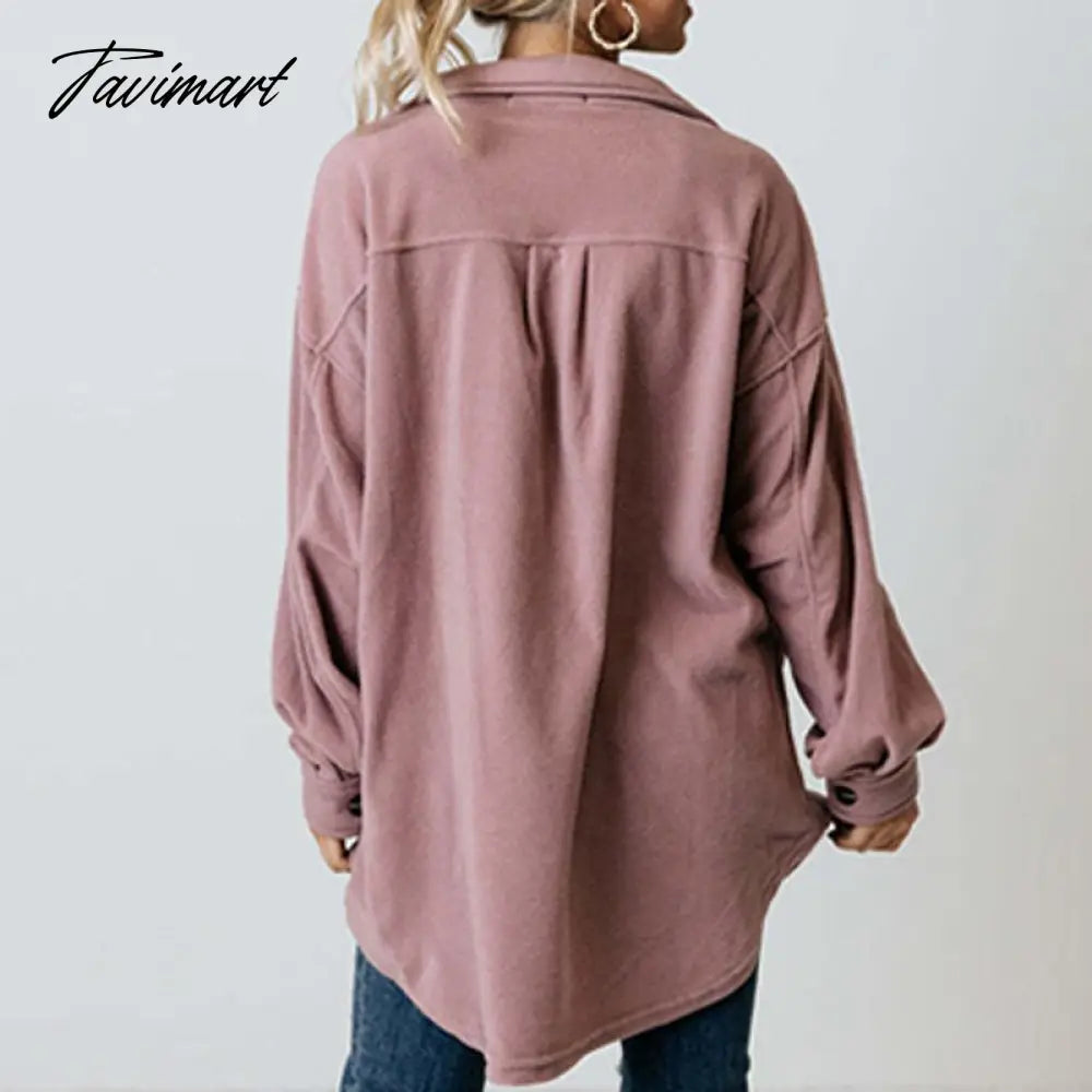 Vintage Harajuku Loose Long Sleeve Button Coats Women Fashion Pocket Cardigan Outwear Casual Ladies Autumn Winter Street Jackets