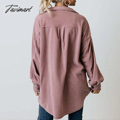 Vintage Harajuku Loose Long Sleeve Button Coats Women Fashion Pocket Cardigan Outwear Casual Ladies Autumn Winter Street Jackets
