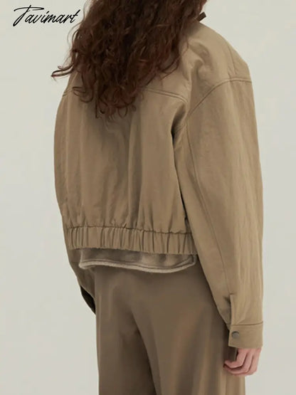 Vintage Simple Jacket Coat Women Autumn Winter Swingle Breasted Simple Solid Fashion Outwear Casual Classic Jackets Tops