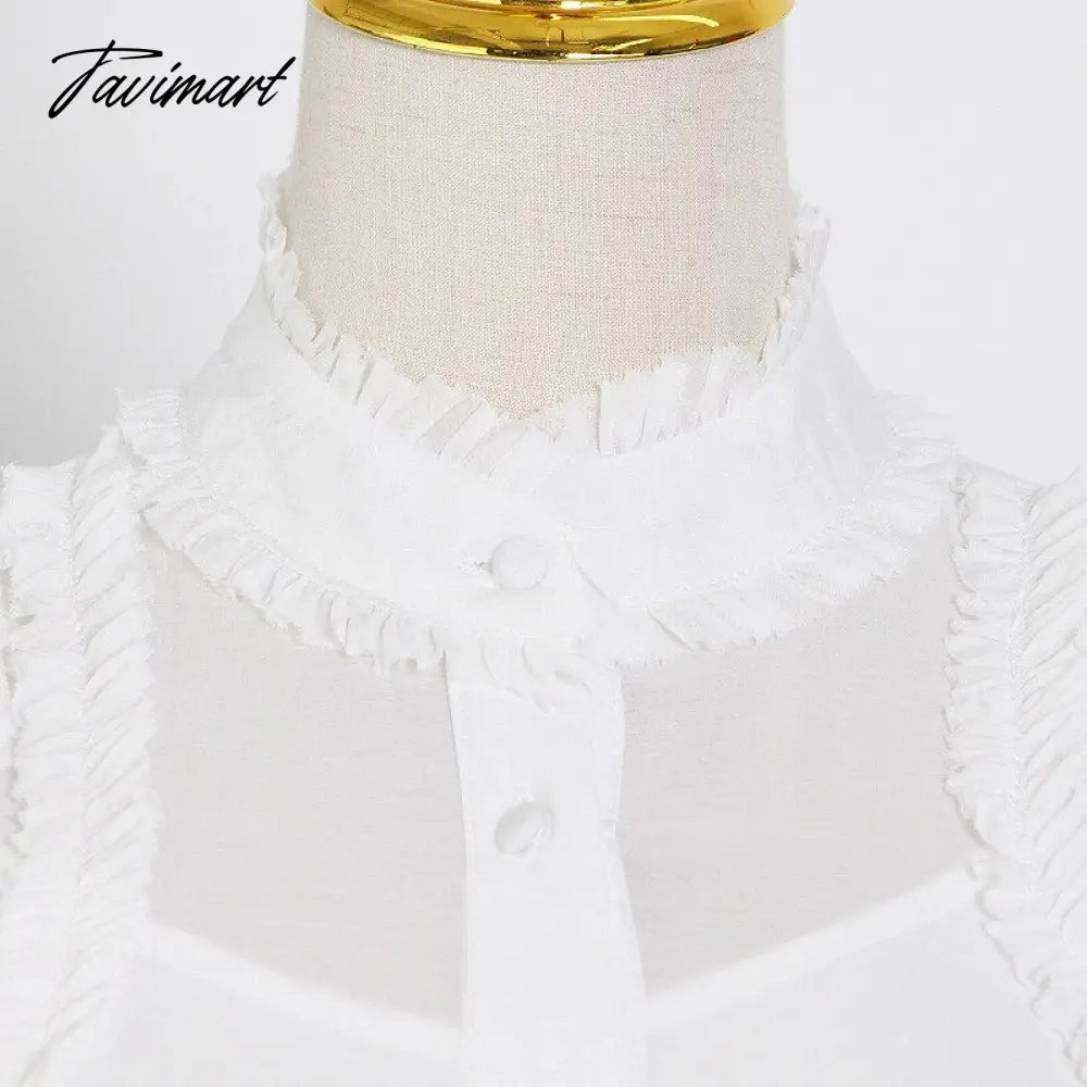 Vintage Single-breasted Dress for Women V-neck Loose Long Sleeve Lace Up Mid-calf Dresses Female Autumn Clothing