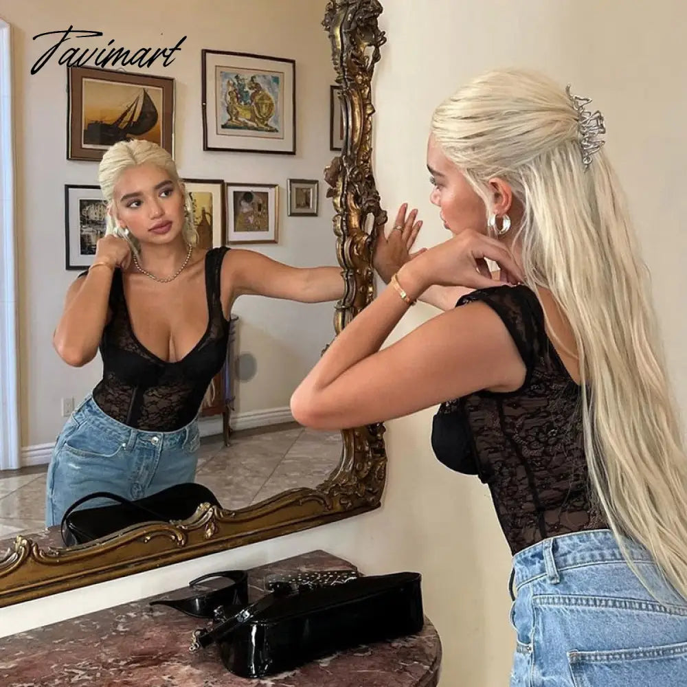 White Crop Top Lace Crop Tops for Women See Through Emo Clothes Shirts Tops Sexy Backless Top Hollow Out Y2k Streetwear T Shirt