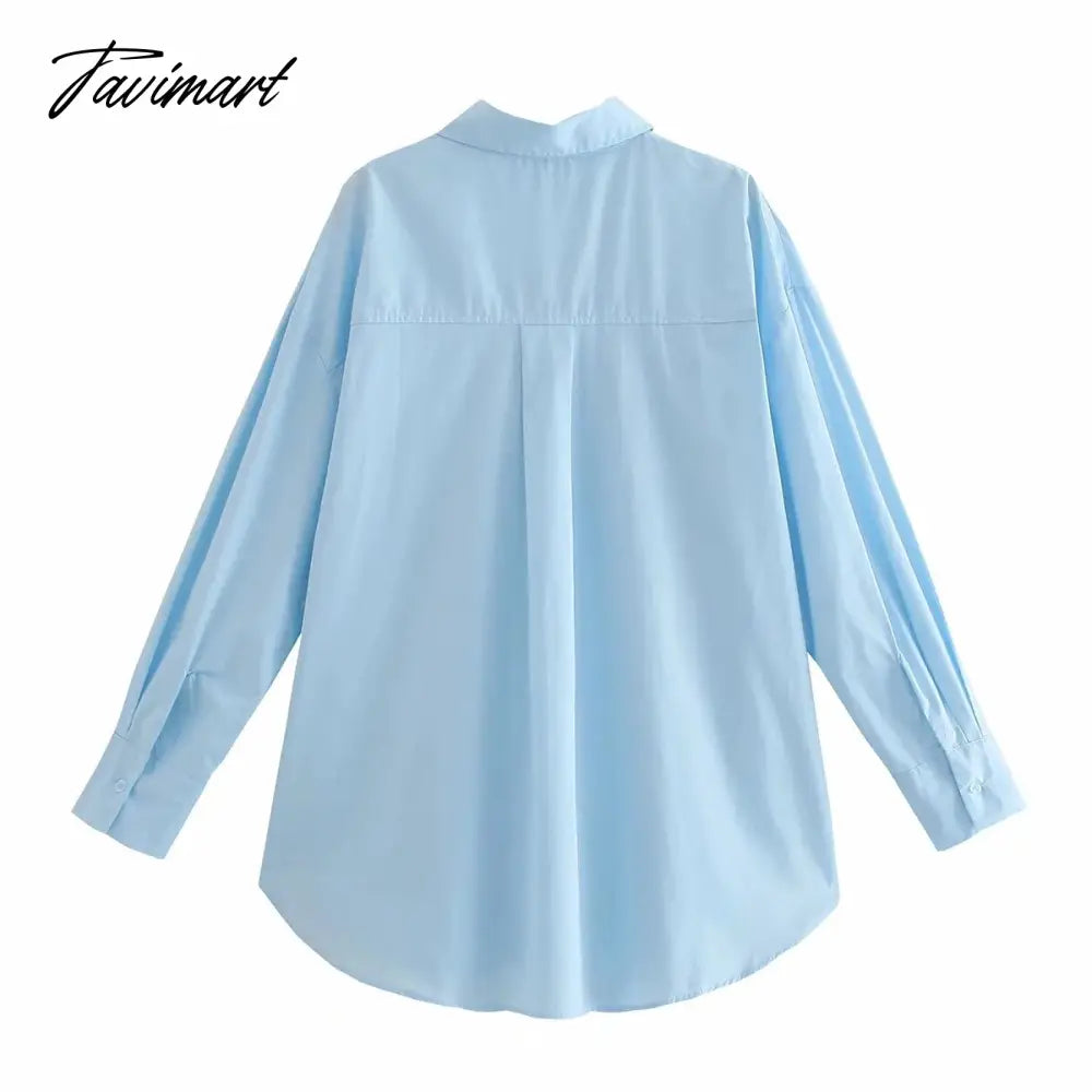 Woman Long Sleeve Loose Green Shirt S M L Pink blue